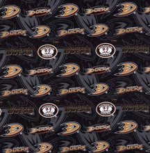 Load image into Gallery viewer, ANAHEIM DUCKS ICE HOCKEY INSPIRED Unisex Medical Surgical Scrub Caps Men & Women Tie Back and Bouffant Hat Styles