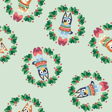 Load image into Gallery viewer, CHRISTMAS HOLIDAY BLUEY AND BINGO CARTOON INSPIRED Stethoscope sock cover for Medical Professionals