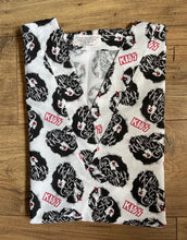 Load image into Gallery viewer, Music Band KISS Drive You Crazy Medical Scrub Top Unisex Style for Men & Women