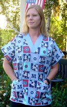 Load image into Gallery viewer, Size Medium DISNEY MICKEY MOUSE BLUE GINGHAM Inspired Unisex Style Shirt for Men & Women *IN STOCK *READY TO SHIP