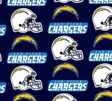Load image into Gallery viewer, VINTAGE SAN DIEGO CHARGERS FOOTBALL Fabric Unisex Medical Surgical Scrub Caps Men & Women Tie Back and Bouffant Hat Styles