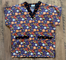 Load image into Gallery viewer, Size Medium HALLOWEEN PATCH with BOO BACK Unisex Style Shirt for Men & Women *IN STOCK *READY TO SHIP