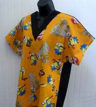 Load image into Gallery viewer, MINIONS FIREMAN BEE-DO ORANGE Medical Scrub Top Unisex Style for Men & Women