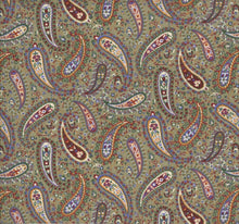 Load image into Gallery viewer, Paisley Sage Green Unisex Medical Surgical Scrub Caps Men & Women Tie Back and Bouffant Hat Styles