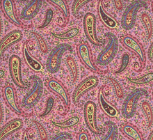 Load image into Gallery viewer, Paisley Pink Moss Medical Scrub Top Unisex Style for Men & Women