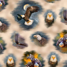 Load image into Gallery viewer, BEAUTIFUL BALD EAGLES Medical Scrub Top Unisex Relaxed Style for Men & Women