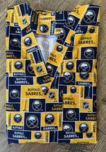 Load image into Gallery viewer, Hockey Buffalo Sabres Medical Scrub Top Unisex Style Mens Scrub top & Womens Scrub Top