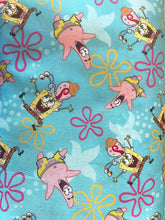 Load image into Gallery viewer, Sponge Bob Square Pants and Friends Cartoon inspired Medical Scrub Top Unisex Style for Men & Women