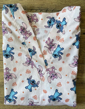 Load image into Gallery viewer, Lilo & Stitch Themed Medical Scrub Top STITCH & ANGEL Unisex Style for Men & Women