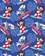 Load image into Gallery viewer, Lilo & Stitch Hawaii Surf Club Fabric Nurse Medical Scrub Top Unisex Style for Men & Women
