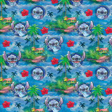 Load image into Gallery viewer, Lilo & Stitch Hawaiian Nights Fabric Nurse Medical Scrub Top Unisex Style for Men & Women