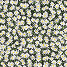 Load image into Gallery viewer, White Daisy Packed Flowers Fabric Unisex Medical Surgical Scrub Caps Men & Women Tie Back and Bouffant Hat Styles