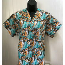 Load image into Gallery viewer, Aladdin Movie Medical Scrub Top Jasmine Raja Packed Fabric Unisex Relaxed Fit Style for Men & Women