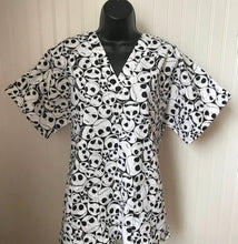 Load image into Gallery viewer, Nightmare Before Christmas Medical Scrub Top Jack Skellington Faces Unisex scrub top