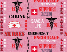 Load image into Gallery viewer, Calling All Nurses Medical Scrub Top SAVE A LIFE RN CARING Unisex Style for Men & Women