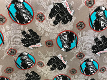 Load image into Gallery viewer, Pirates of the Caribbean Jack Sparrow Black Pearl Fabric Unisex Medical Surgical Scrub Caps Men & Women Tie Back and Bouffant Hat Styles