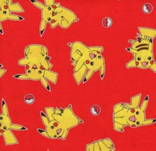 Load image into Gallery viewer, Video Game Pokemon Fabric Unisex Medical Surgical Scrub Caps Men & Women Tie Back and Bouffant Hat Styles