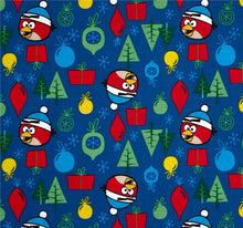 Load image into Gallery viewer, Merry Christmas Angry Birds Ornaments Medical Scrub Top Unisex Style for Men & Women