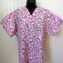 Load image into Gallery viewer, Aristocats Medical Scrub Top Marie Toss HL Unisex Style for Men & Women