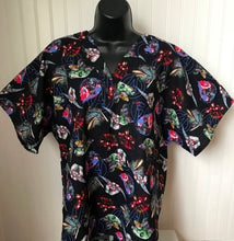 Load image into Gallery viewer, Superhero Medical Scrub Top AVENGERS Characters Unisex Style Shirt for Men & Women