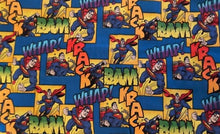 Load image into Gallery viewer, Super Hero Superman BAM Fabric Unisex Medical Surgical Scrub Caps Men & Women Tie Back and Bouffant Hat Styles