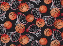 Load image into Gallery viewer, Basketballs and Nets Nurse Medical Scrub Top Unisex Style for Men & Women
