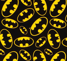 Load image into Gallery viewer, Super Hero BATMAN Shield Black Fabric Nurse Medical Scrub Top Unisex Style Shirt for Men & Women