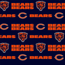 Load image into Gallery viewer, CHICAGO BEARS FOOTBALL Unisex Medical Surgical Scrub Caps Men & Women Tie Back and Bouffant Hat Styles