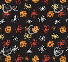 Load image into Gallery viewer, BIG BANG THEORY Black Fabric Nurse Medical Scrub Top Unisex Style for Men & Women