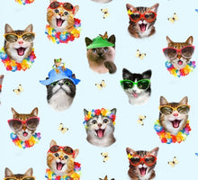 Load image into Gallery viewer, Cat Medical Scrub Top Selfie Beach Vacation Unisex Style for Men & Women
