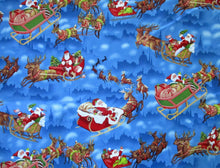 Load image into Gallery viewer, Twas the Night Before Christmas Santa Claus Medical Scrub Top Unisex Style for Men & Women