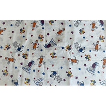 Load image into Gallery viewer, Medical Scrub Top Animal Hospital Veterinary Dalmatian Fabric Unisex Relaxed Fit Style for Men & Women
