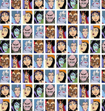 Load image into Gallery viewer, Villains Ursula Beast Jafar Mother Gothel Lady Tremaine Evil Queen Maleficent Shan Yu Squared Fabric Stethoscope sock cover for Medical Professionals
