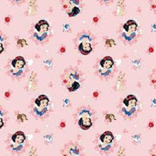 Load image into Gallery viewer, Snow White Forest Animals Red Apple on Pink Fabric Unisex Medical Surgical Scrub Caps Men & Women Tie Back and Bouffant Hat Styles