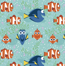 Load image into Gallery viewer, Finding Dory Characters Smiles Nurse Medical Scrub Top Unisex Style for Men & Women