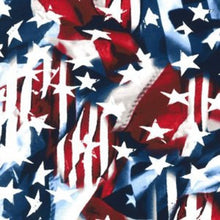 Load image into Gallery viewer, Patriotic American USA Flags Stars & Stripes Red White Blue Fabric Stethoscope sock cover for Medical Professionals