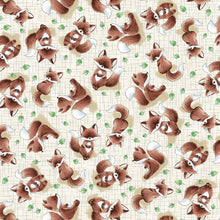 Load image into Gallery viewer, CUTE FOXES WOODLAND FOX LEAF Medical Scrub Top Animal Unisex Relaxed Fit Style Shirt for Men & Women