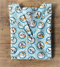 Load image into Gallery viewer, Christmas Frosty the Snowman Medical Scrub Top Unisex Style for Men & Women