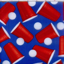 Load image into Gallery viewer, Red Solo Cups Drinking Game Ping Pong Balls Medical Scrub Top Unisex Style for Men & Women