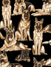 Load image into Gallery viewer, German Shepherd Medical Scrub Top Dogs Veterinary Tech Unisex Style for Men & Women