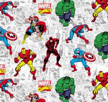 Load image into Gallery viewer, Super Heroes Comic Characters Unisex Medical Surgical Scrub Caps Men & Women Tie Back and Bouffant Hat Styles