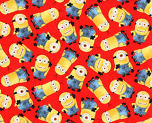 Load image into Gallery viewer, Despicable Me Minion Fabrics Medical Scrub Surgical Caps Tie Back Hat & Elastic Bouffant Unisex Men & Women