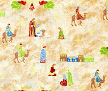 Load image into Gallery viewer, Christmas Nativity Silent Night 3 Wise Men Medical Scrub Top Unisex Style for Men & Women