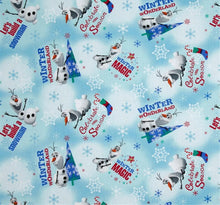 Load image into Gallery viewer, Merry Christmas Frozen Olaf Celebrate the Season Medical Scrub Top Unisex Style for Men & Women