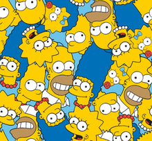 Load image into Gallery viewer, Simpsons Cartoon Characters Packed Nurse Medical Scrub Top Unisex Style for Men & Women