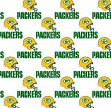 Load image into Gallery viewer, GREEN BAY PACKERS FOOTBALL Unisex Medical Surgical Scrub Caps Men & Women Tie Back and Bouffant Hat Styles