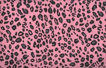 Load image into Gallery viewer, Cheetah Medical Scrub Top Animal Skin Pink & Black Unisex Relaxed Fit Style for Men & Women