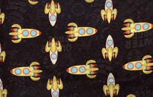 Load image into Gallery viewer, Medical Scrub Top Banana Rocket in Space Unisex Style for Men & Women