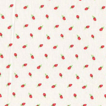 Load image into Gallery viewer, Tiny Red Rose Buds Flowers Fabric Unisex Medical Surgical Scrub Caps Men & Women Tie Back and Bouffant Hat Styles