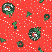 Load image into Gallery viewer, Christmas Snoopy Wreath Warm & Cozy Medical Scrub Top Unisex Style for Men & Women